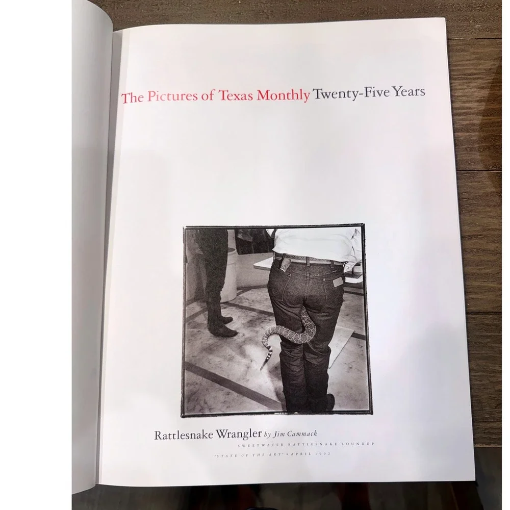 Pictures of Texas Monthly 25 Years 1998 First Printing Hardcover Photography